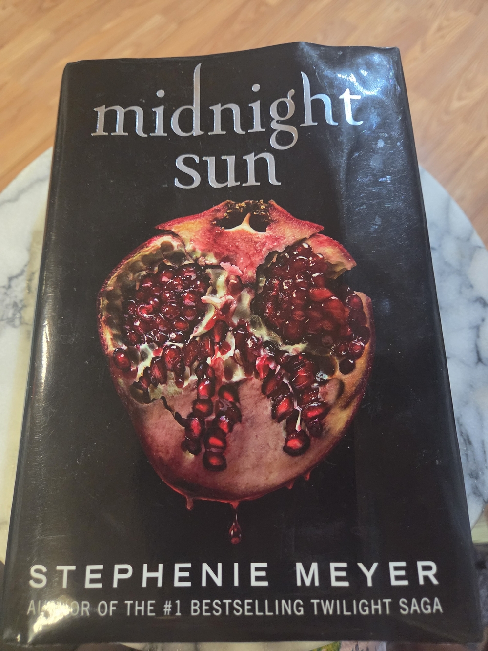 Midnight Sun Decorative Hardcover Book - Black and Red